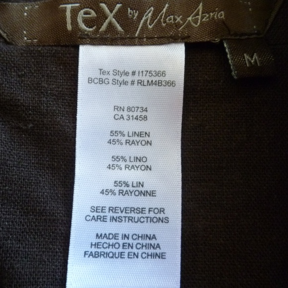 Tex by Max Azrio Linen Blend Blazer - Picture 6 of 8